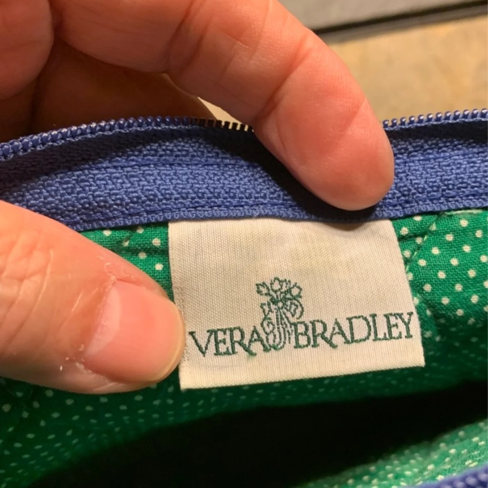 Vera Bradley retired pattern Blue Bird 1998 bag vintage - Picture 3 of 7